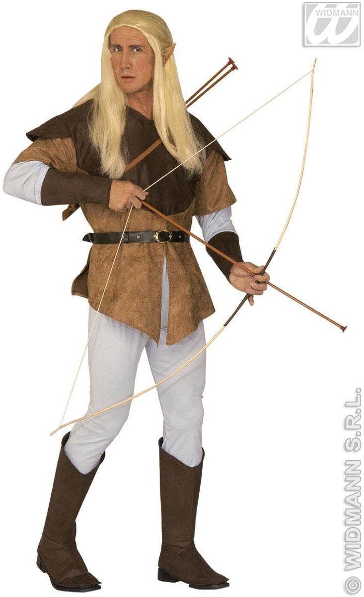 Elfen Feeen & Fantasy Kostuum | Elf Boogschutter Legolas Kostuum Man | XL | Carnaval kostuum | Verkleedkleding